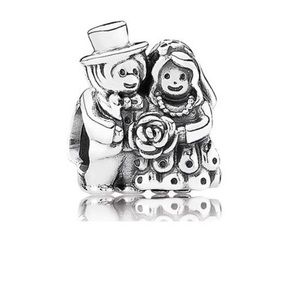 Mr and mrs charm bride and groom